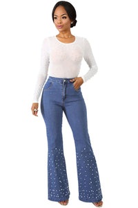 Pearly Denim Jeans