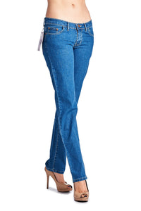 Passion Denim Stretch Jeans with Embroidered Back Pockets 