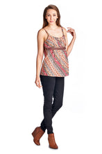 Urban Love Floral Printed Lace Tank - WholesaleClothingDeals - 1