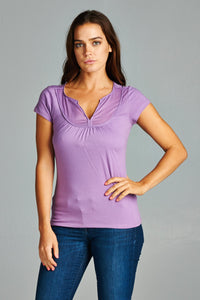 Urban Love Jersey Short Sleeve Top - WholesaleClothingDeals - 10