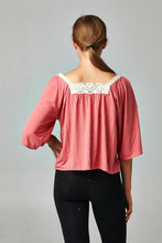 Coolwear Square Neck Lace Top - WholesaleClothingDeals - 14
