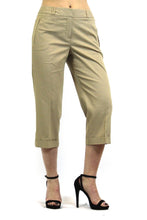 Women's Larry Levine Stretch Crop Pants
