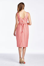 Christine V Printed Tie-Back Linen Dress - WholesaleClothingDeals - 3