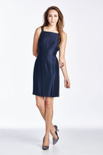 Helen Blake Sleeveless Square Neck Midi Dress 