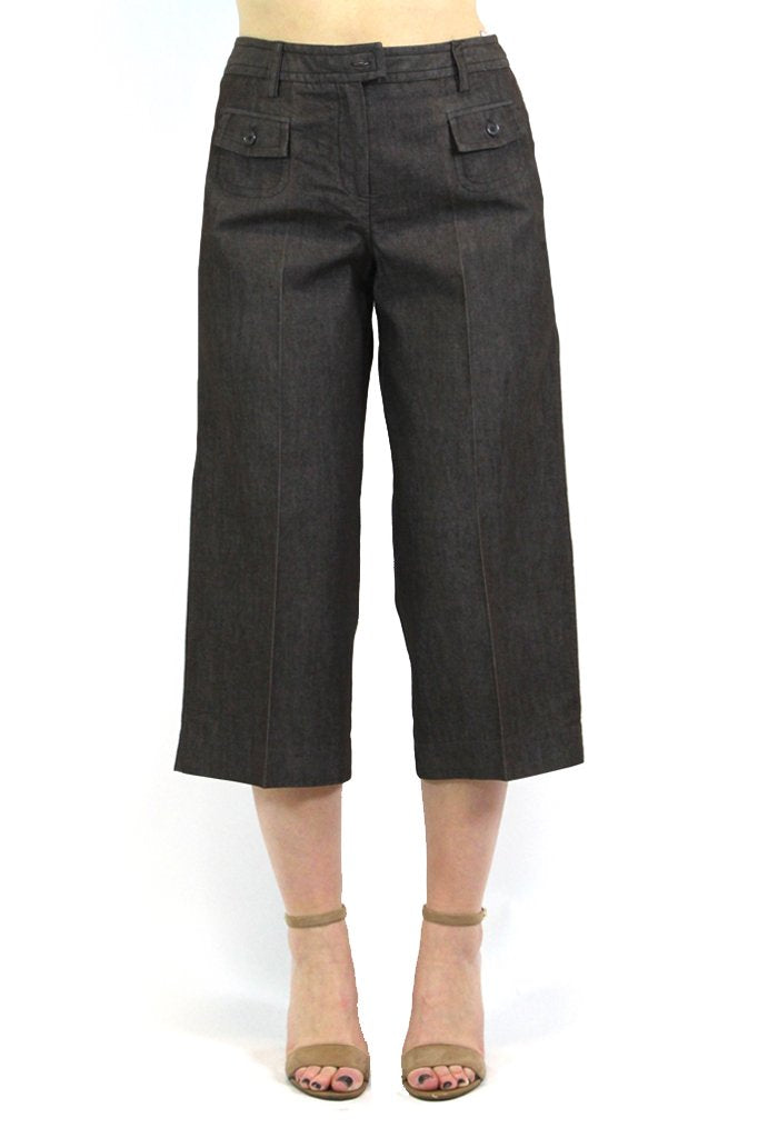 Women's Crop Pocket Capri Pants