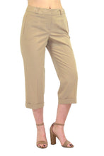 Women's Larry Levine Stretch Crop Pants