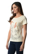 Christine V Short Sleeve Embroidered Tee 