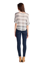 Urban Love Stripe Boat Neck Top