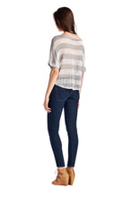 Urban Love Stripe Boat Neck Top