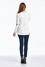 Urban Love Long Sleeve Button-Front Top - WholesaleClothingDeals - 4