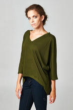 Urban Love Long Sleeve Jersey V-Neck Top - WholesaleClothingDeals - 6