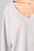 Urban Love Long Sleeve Jersey V-Neck Top - WholesaleClothingDeals - 13