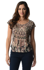 Urban Love Printed Jersey Top - WholesaleClothingDeals - 5