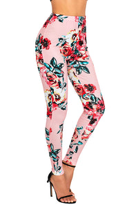 Blush Floral Stretchy Leggings