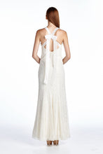 Ignite Bow Detail V-Neck Evening Dress 