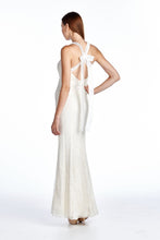 Ignite Bow Detail V-Neck Evening Dress 