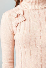 Say What? Cable Knit Turtle Neck Sweater Dress - WholesaleClothingDeals - 10