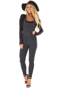 Gray Denim Overall for Women