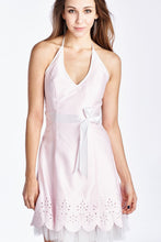 Morgan Halter Dress with Laser Cut at Hem Detail - WholesaleClothingDeals - 5