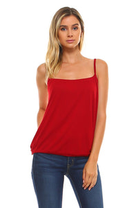 Women's Soft Elastic Waist Tank Top