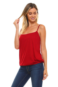 Women's Soft Elastic Waist Tank Top