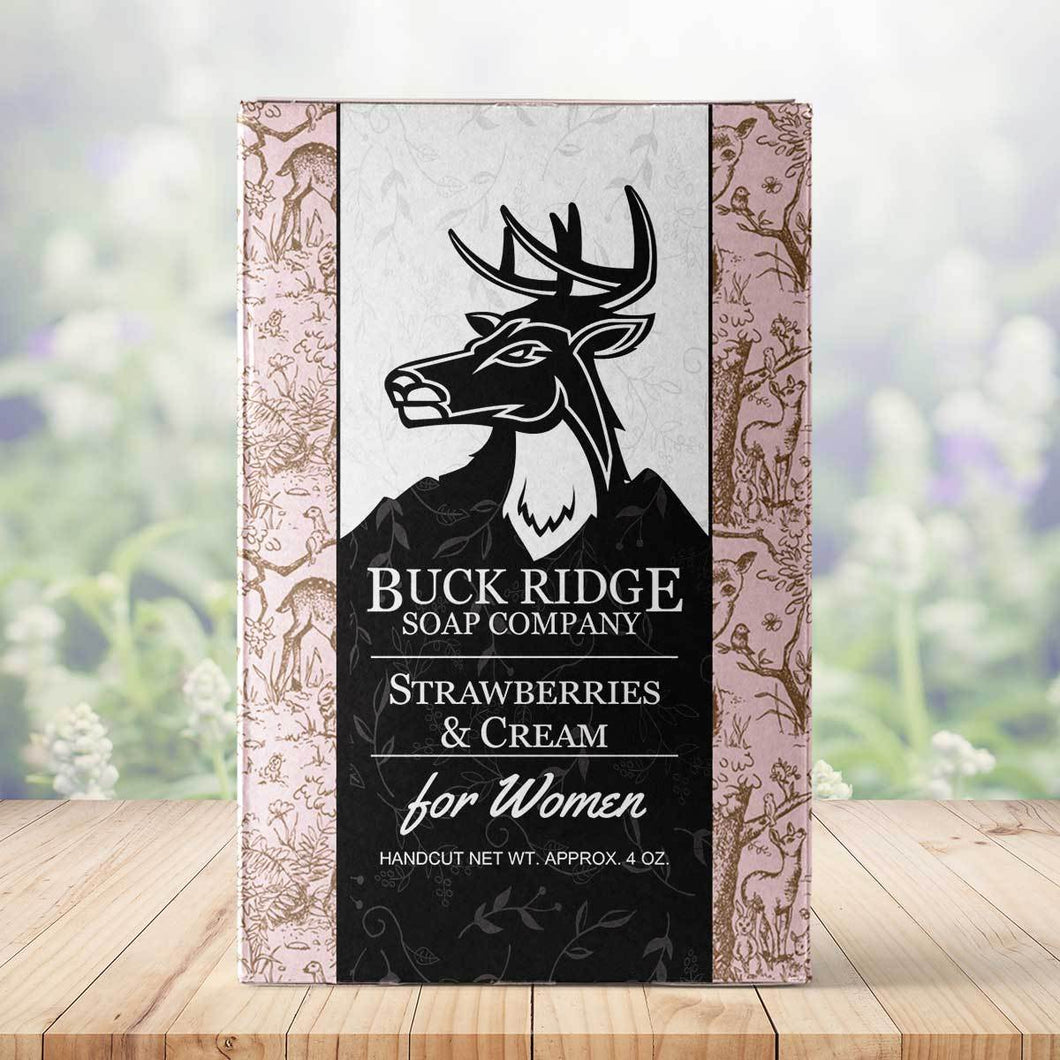 Strawberries and Cream Handmade Soap