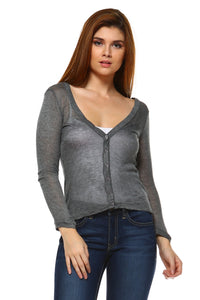 Women's Lightweight Sheer Cardigan