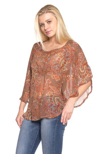 Women's Printed Chiffon Blouse