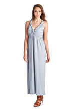 Christine V Surplice Smocked Maxi Dress - WholesaleClothingDeals - 10