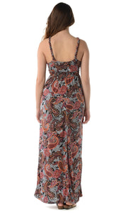 Christine V Braided Strap Printed Maxi Dress 