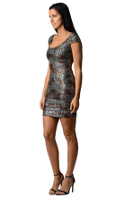 Women's Foil Print Dress