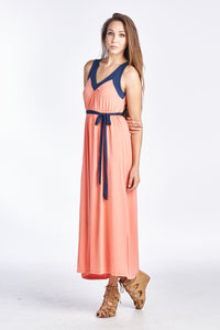 Christine V Sleeveless Colorblock Dress - WholesaleClothingDeals - 3