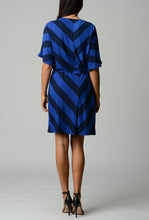 Christine V Tie Waist Cutout Dress 