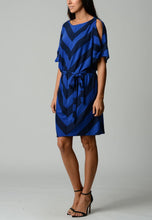 Christine V Tie Waist Cutout Dress 