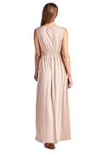 Christine V Empire Waist Smocked Maxi Dress 