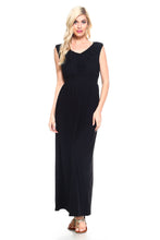 Women's Empire Waist Smocked Maxi Dress