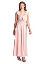 Christine V Empire Waist Smocked Maxi Dress 