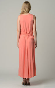 Christine V Tie Waist Maxi Dress 