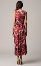 Christine V Printed Tie Waist Maxi Tank Dress - WholesaleClothingDeals - 3