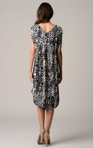 Christine V Printed Hi-Low Dress 