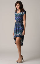 Christine V Printed Hi-Low Dress 