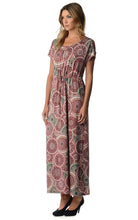 Christine V Cold Shoulder Printed Tie Waist Maxi Dress - WholesaleClothingDeals - 2