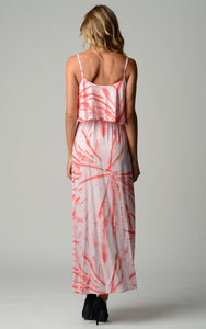 Urban Love Printed Tie Dye Maxi Dress - WholesaleClothingDeals - 11