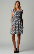 Christine V Printed Chiffon Sheath Dress 