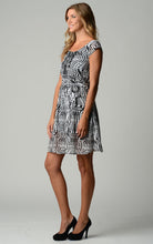 Christine V Printed Chiffon Sheath Dress 