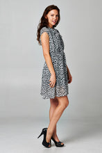 Christine V Printed Tie Neck Dress - WholesaleClothingDeals - 2