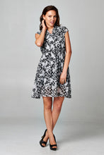 Christine V Printed Tie Neck Dress - WholesaleClothingDeals - 10