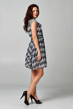 Christine V Printed Tie Neck Dress - WholesaleClothingDeals - 17