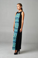 Christine V Sleeveless Color Block Maxi Dress