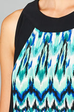 Christine V Sleeveless Color Block Maxi Dress